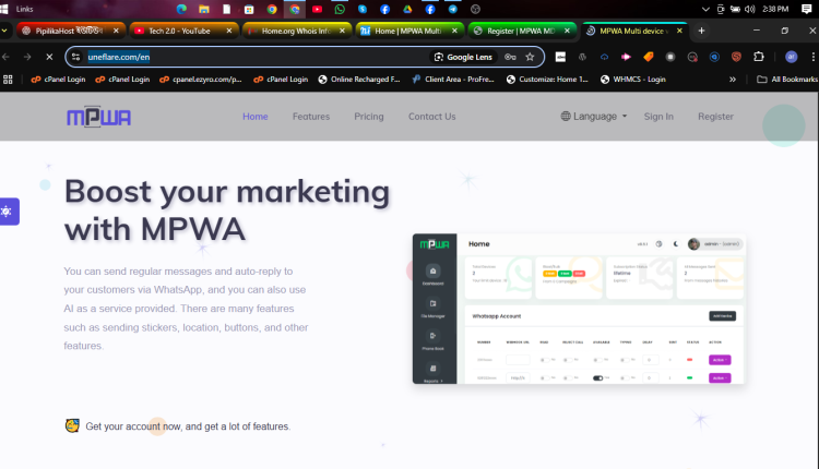 whats apps getway 10 version