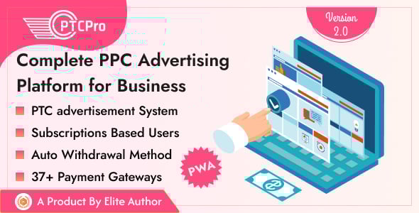 PTC Pro - A Complete Pay Per Click Platform Script