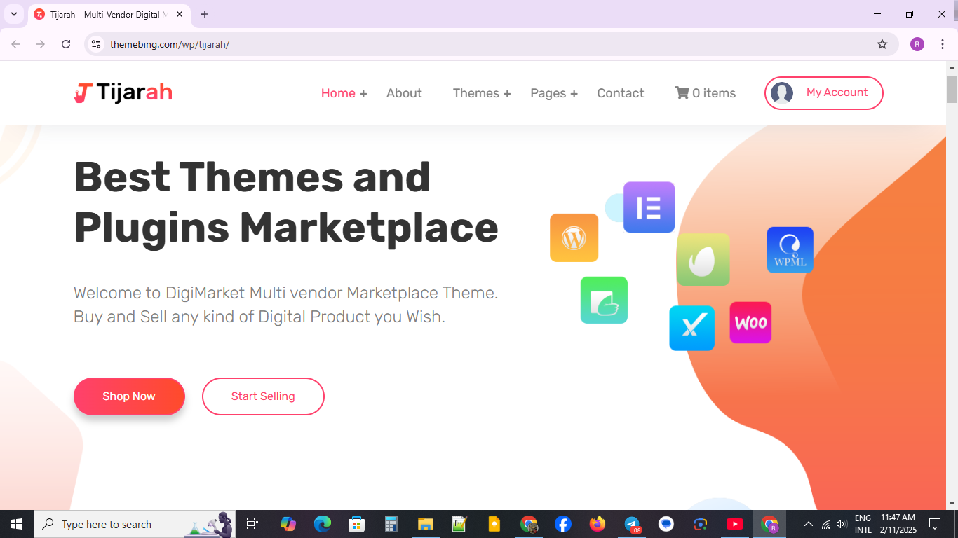 Tijarah – Digital Marketplace WooCommerce Theme