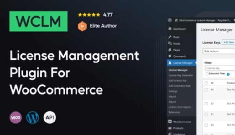 WooCommerce License Manager Plugin