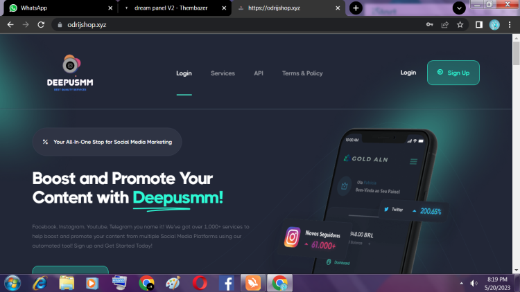 CLOUSTY smm panel script