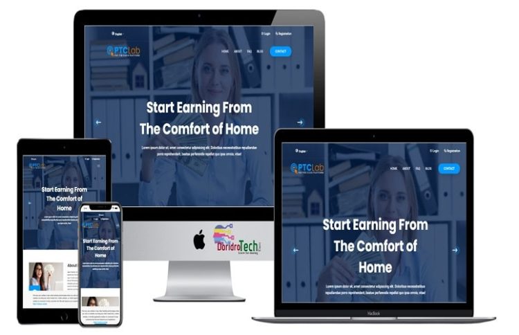 PTC – Pay Per Click Platform  Script Download